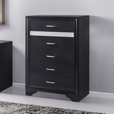 black silver dresser Regata Black/Silver Dresser