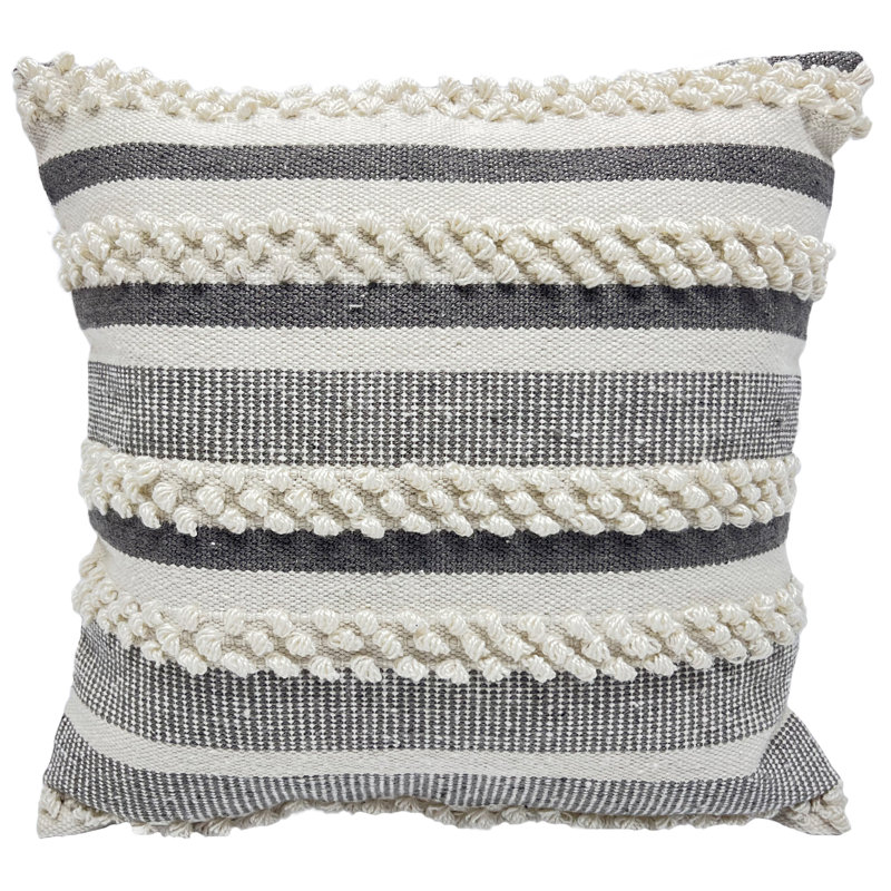 Striped Outdoor Throw Pillow
