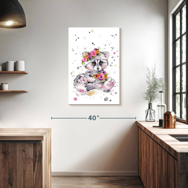 Brampt Sweet Raccoon, 36" H x 24" W