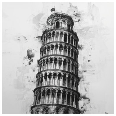 Leaning Tower Pisa Comforter