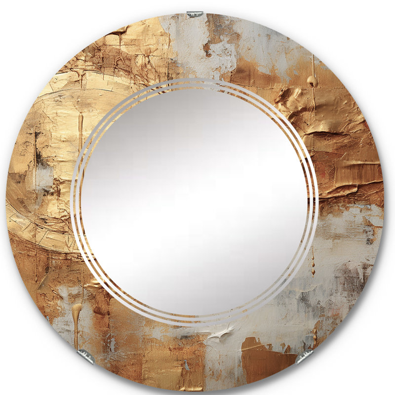 Circle Mirror, 24" x 24"