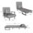 Folding Sofa Bed 5-In-1 Convertible Chair - 5-Position Adjustable Backrest With Pillow, Space-Saving Sleeper For Living Room, Bedroom & Office (One Chair)-894716780