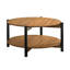 Table basse à finition ouverte noyer 1pc