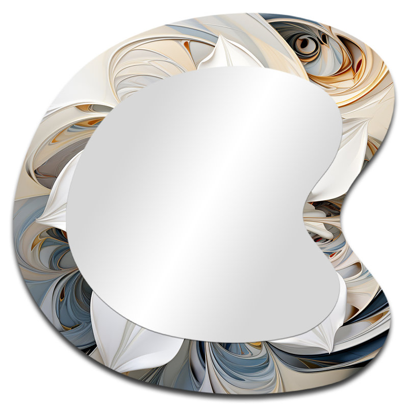 Miroir mural asymétrique fantaisiste Fantauzzi, 27 po x 27 po