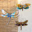 Décoration murale peacock libellule