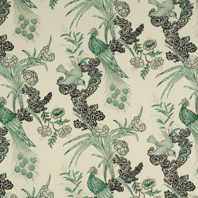 Schumacher x Miles Redd Peacock Fabric