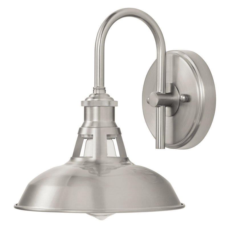 Sigala Armed Sconce, Brushed Nickel