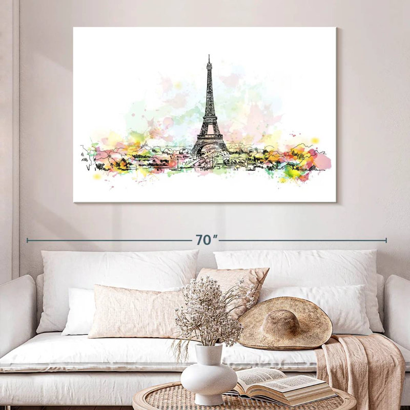 Tour Eiffel Nicci, H 34 po x l 51 po