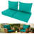 Fade Resistant Outdoor Chair Cushions Set Of 4, 19X19 Deep Seat Patio Cushions, 28D High Resilience Foam Replacement Patio Chair Cushions Set Of 4 With Removable Cover For Sofa, Adirondack Chair, Sectional,Terra Red-124950030-124950020