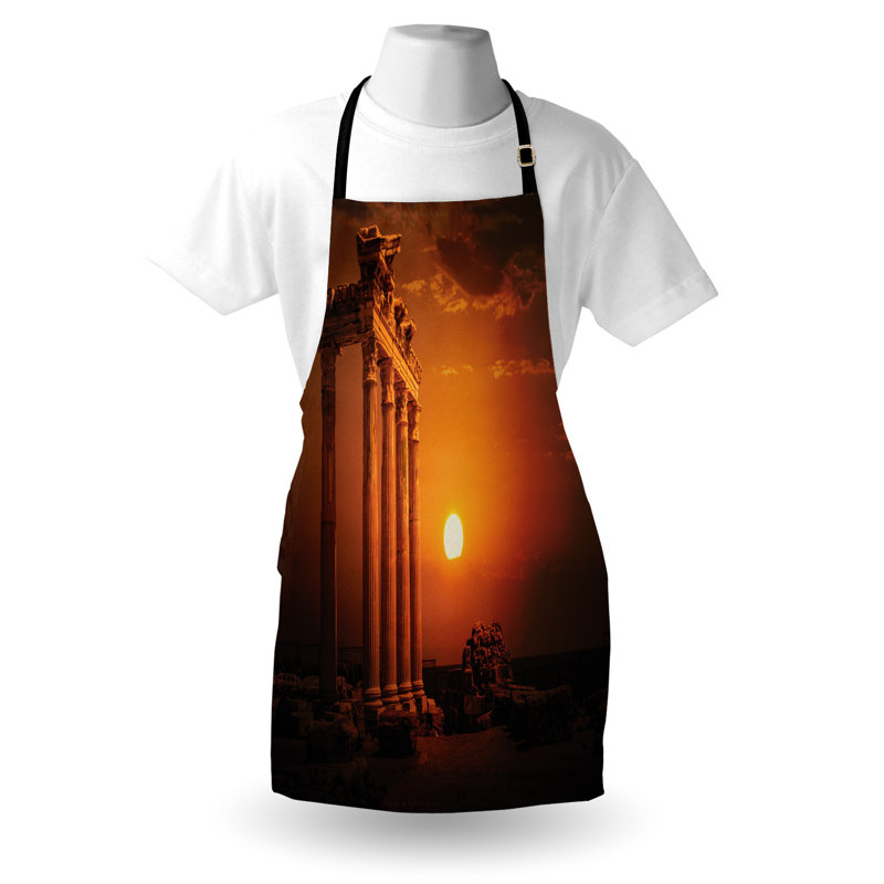 No Pattern Bib Apron