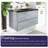 Eloiza 42 " W Free Standing Wall Mounted 1 Single Vanity Bathroom Vanity With Quartz Top