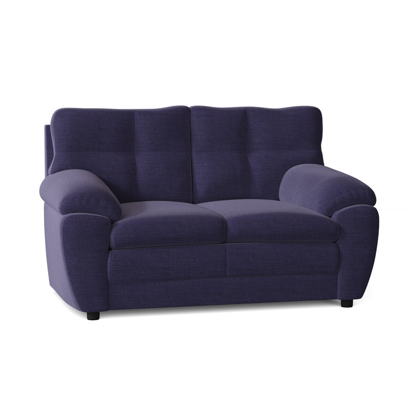 Kenn Upholstered 62.5'' Loveseat, Oscar Amethyst