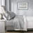 4-Piece Heiq Smart Temperature Cotton Blend Sheet Set, Grey-122818005-122817996