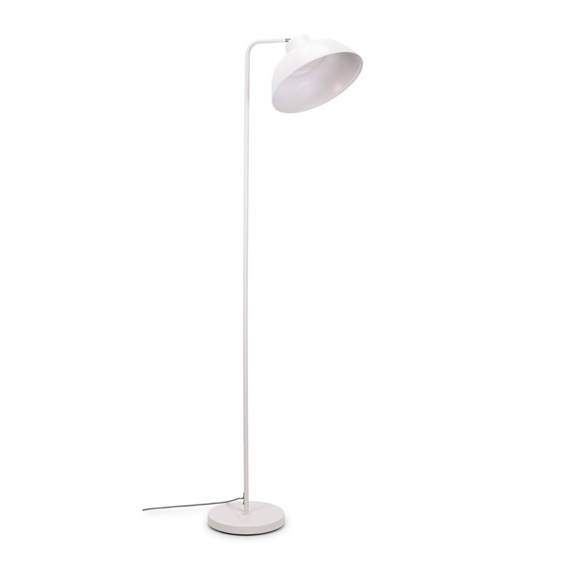 Ridglea 153cm Traditional Floor Lamp, White, No