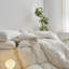 Ensemble de housse de couette à rayures 100% coton lavé MooMee-112681252-105229477