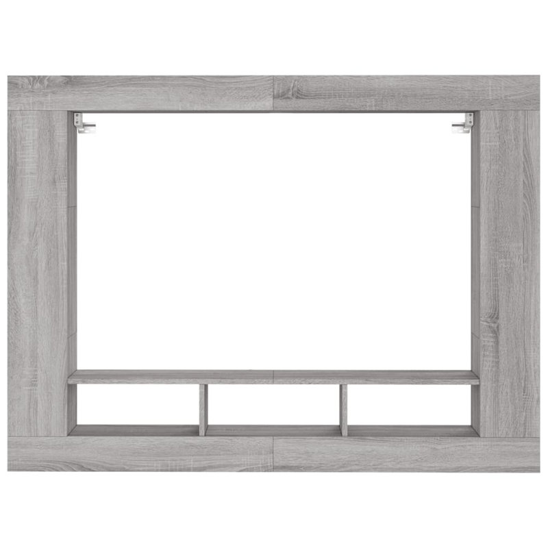 Marisabel TV Cabinet 152x22x113 cm Engineered Wood, Grey Sonoma