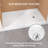 60 In. X 36 In. Acrylic Single Threshold Shower Base Alcove Floor Rectangular Shower Pan Base With Center Drain In White
