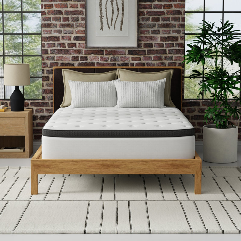 Sleep by Wayfair™ 14" Medium Hybrid Mattress, Queen, 14"