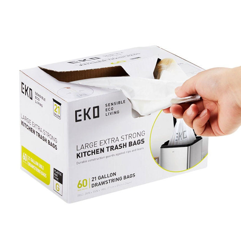 90L Trash Bags - 60 Count