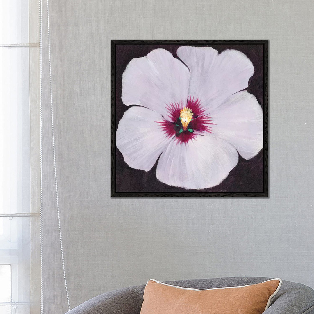 Hibiscus Portrait II von Tim OToole - Galerie-verpackte Leinwand Giclée