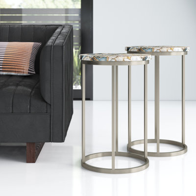 Dopson Stone Top Nesting Tables