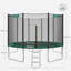 Songmics 427cm Round Backyard Trampoline with Safety Enclosure