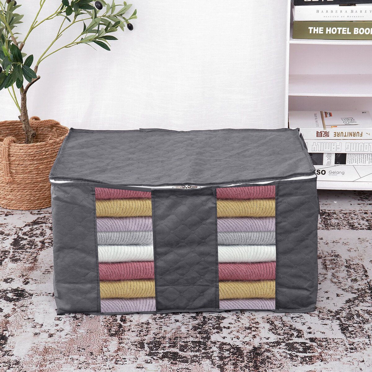 Latitude Run® Fabric Underbed Storage | Wayfair