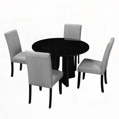 5-Piece Round Dining Table set