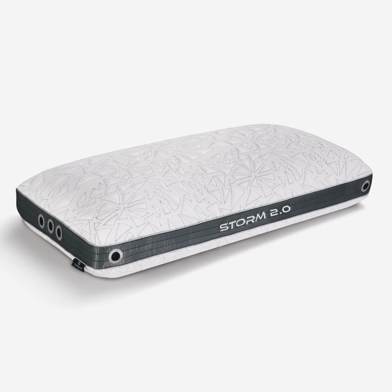 Oreiller Bedgear Storm Performance Cooling - Oreiller pour toutes les positions de sommeil, 2.0, Très grand lit, Ferme-médium