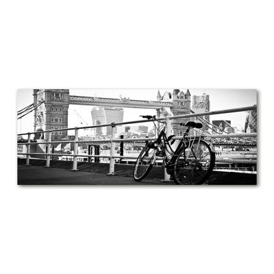 Bike In London - Wrapped Canvas Print