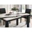 Chaises capitonnées moelleuses 5 pièces brun