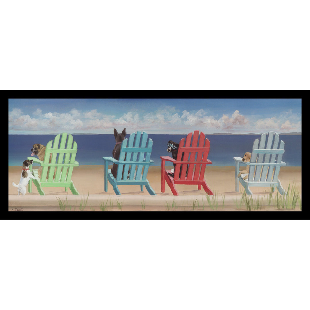 " Rainbow Chair Tails " by Carol Saxe Highland Dunes