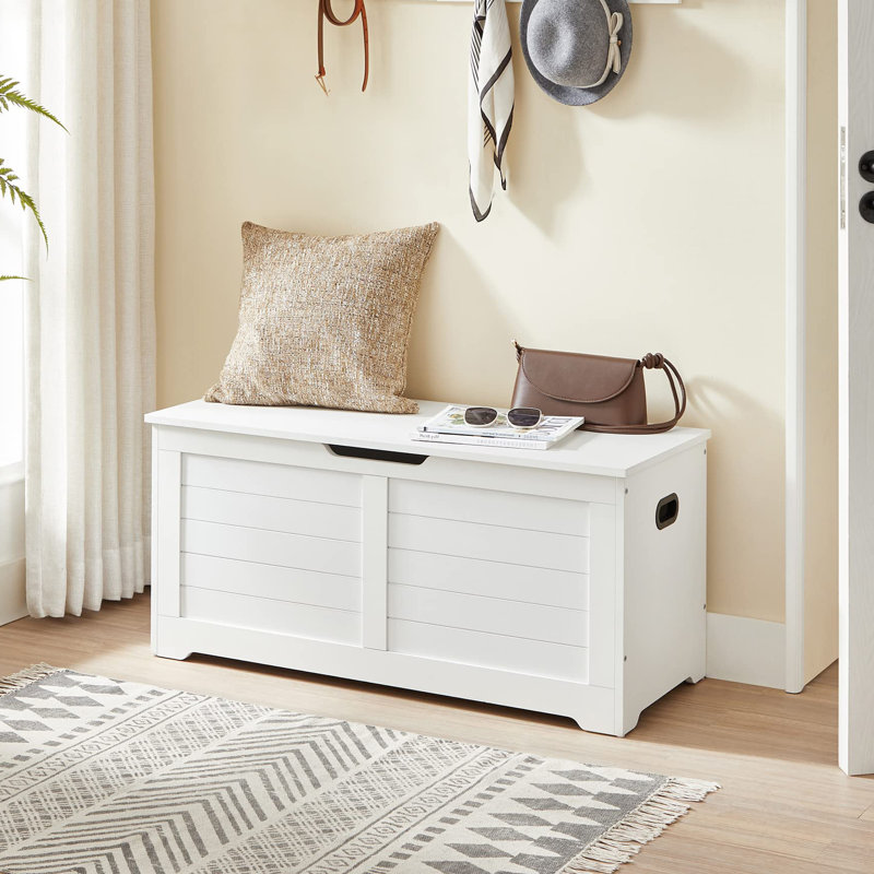 Cinderford Camp Trunk / Footlocker, White