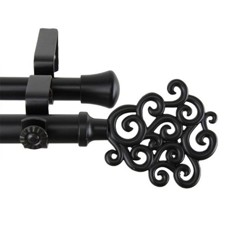 Tidal 13/16" Double Curtain Rod