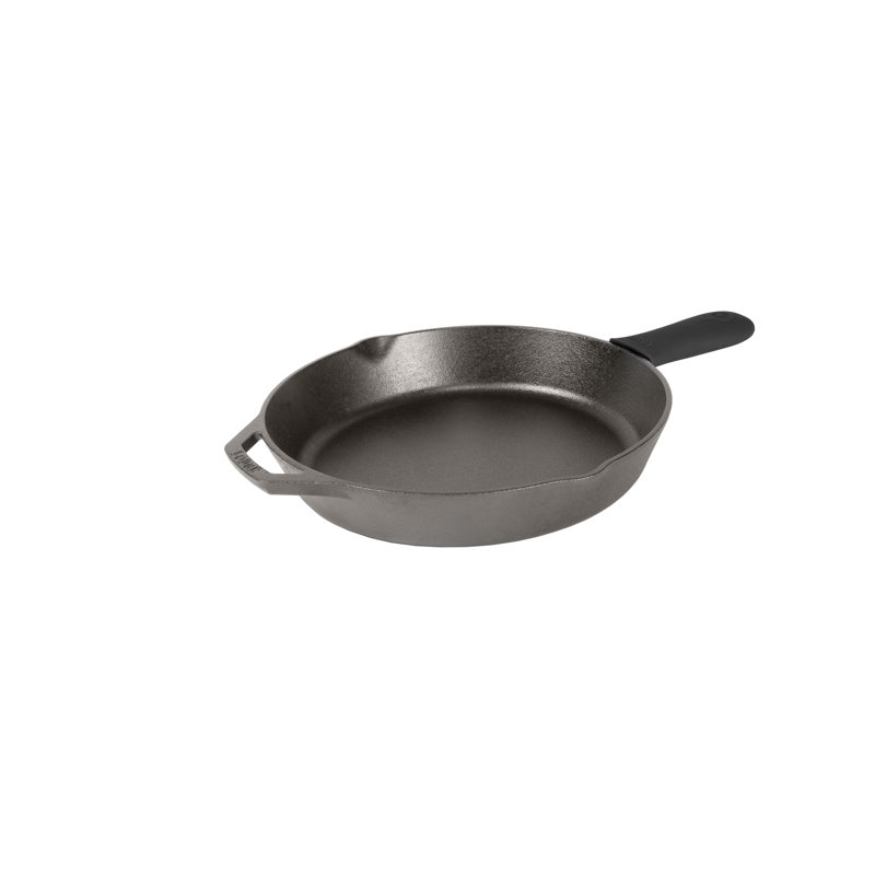 Lodge Cast Iron Skillet with Handle Holder, 12.56" W x 18" L
