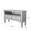 TV Table for Living Room Bedroom Furniture, 43'' Wooden TV Stand with 2 Drawers Shelf Space