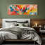 Impression d'art sur toile encadrée colorée-107118343-111666009