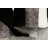 Thionville Shag Black/Grey Shag Area Rug-904213580