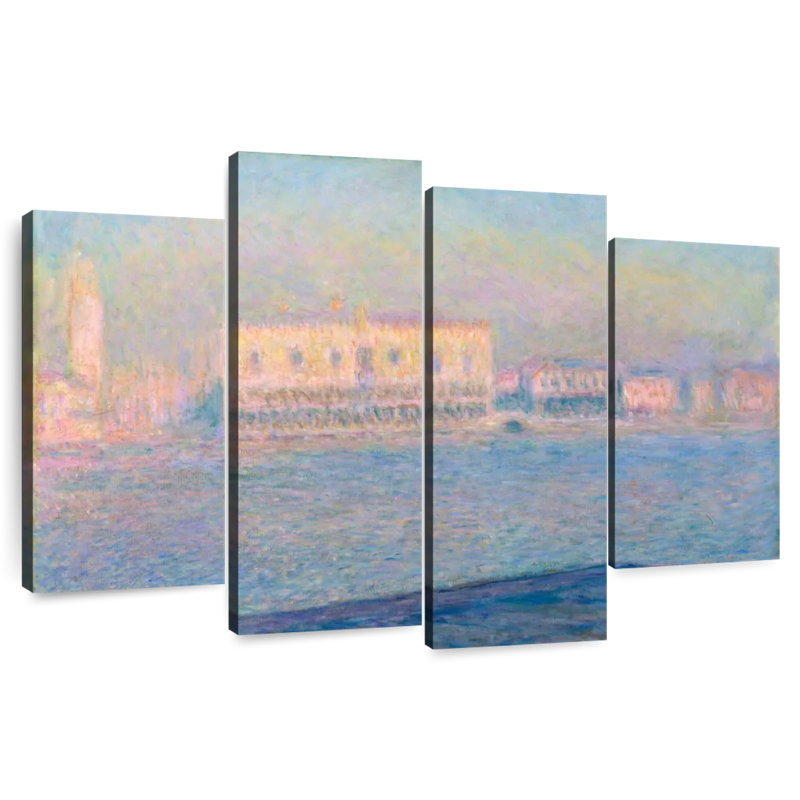 Harpa le Palais des Doges vu de San Giorgio Maggiera 1908, H 27 po x l 43 po