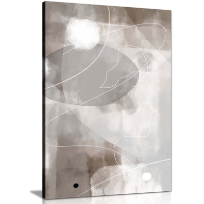 Woman Face - Wrapped Canvas Painting