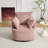 33.83" W Upholstered Swivel Barrel Chair-114294637