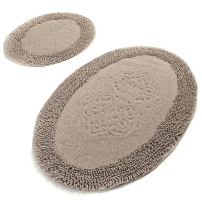Dungall 2 Piece Bath Rug Set