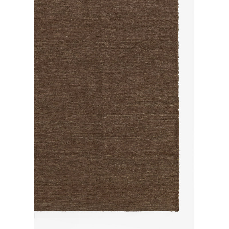 Area Rug in Dark Brown, Rectangle 5' x 8'