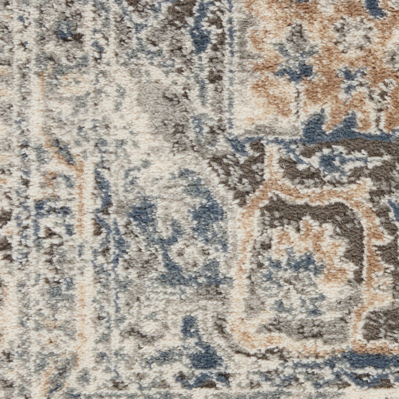 Tapis beige Freeda, Rectangle 3 pi 9 po x 5 pi 9 po