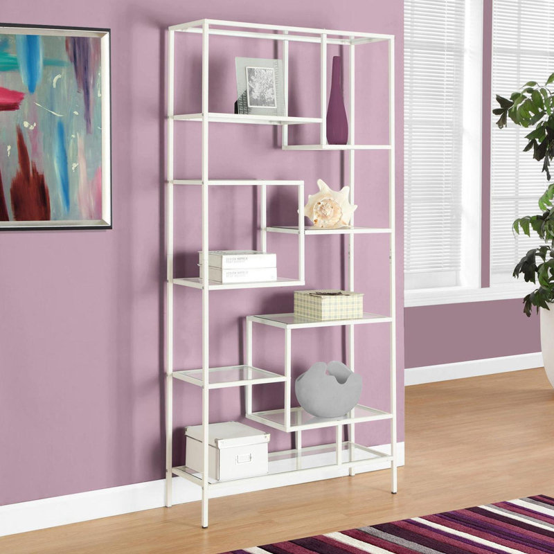 Tablettes de rangement ouvertes, Blanc