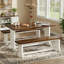 Chakelia Dining Table Set with Benches-1416661173