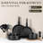 24-Piece Nonstick Cookware Set Removable Handles, Stackable, RV Cookware Sets,Black