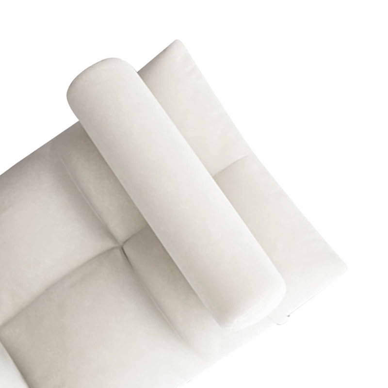 Chaise de plancher avec support de dossier, canapé-lit pliant, canapé-lit, fauteuil de jeu, méditation pour adultes, blanc