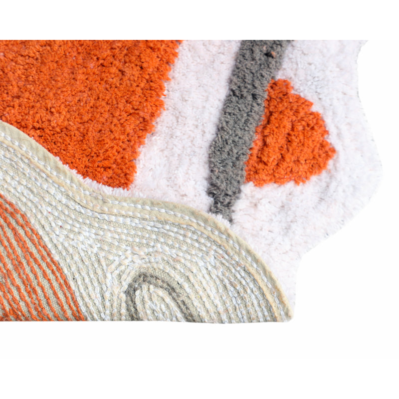 Tapis pour salle de bain Koret, Orange