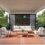 Tapis moderne terre cuite Nourison Positano-2134446931-2134446940